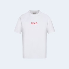 메종 마르지엘라 탑스 썬머 화이트 티셔츠